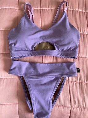 Lilac Polewear cheeky Set